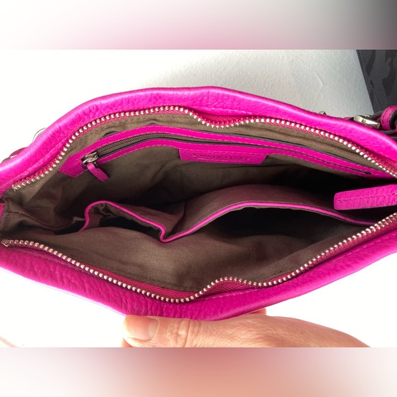 Pink Leather Danier Handbag - Picture 3 of 6